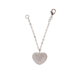 Diamond Heart Watch Charm - Bansri Mehta Design