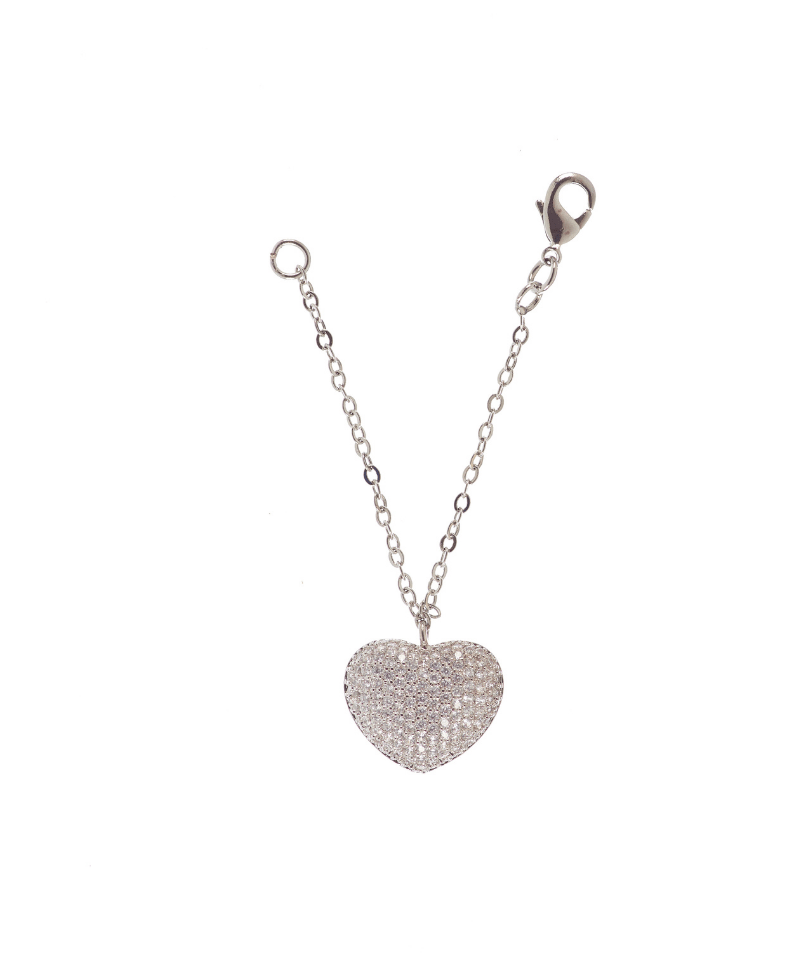 Diamond Heart Watch Charm - Bansri Mehta Design
