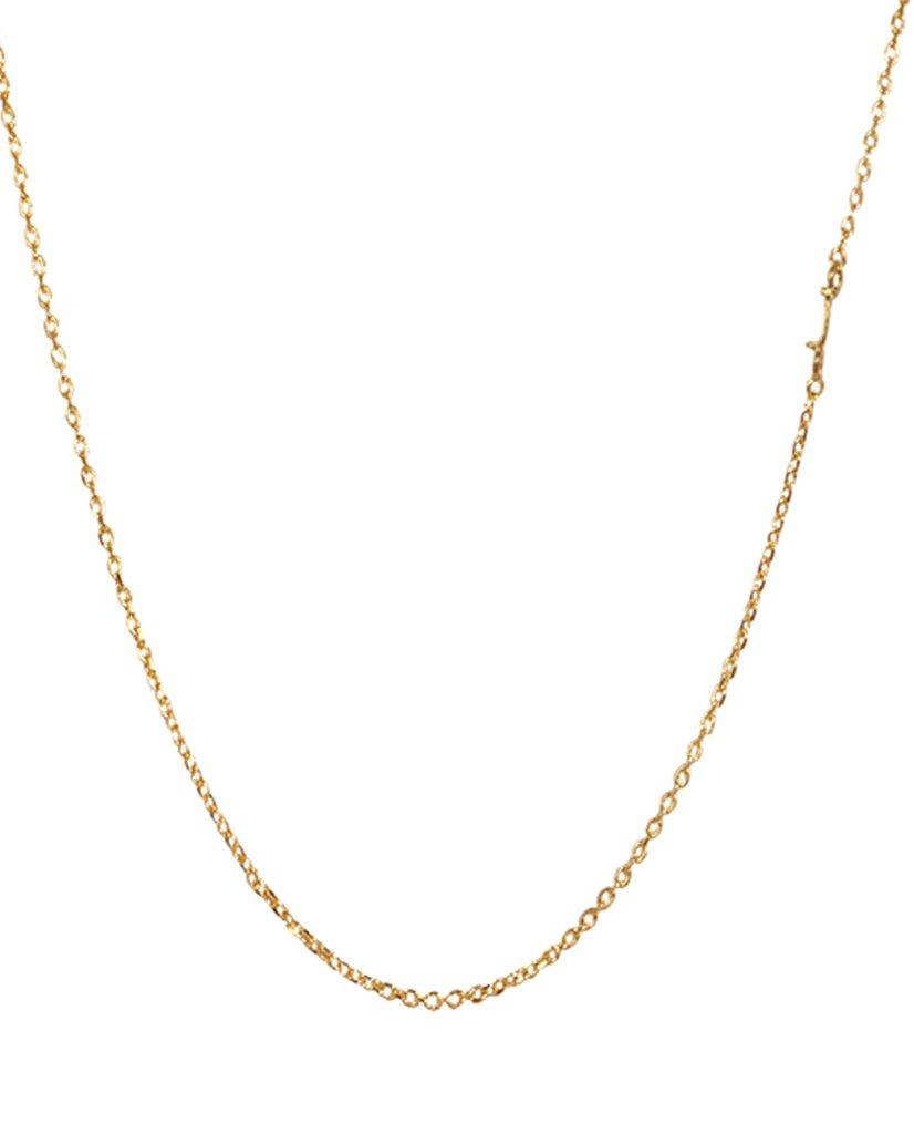Mini Initial Chain Necklace - Bansri Mehta Design