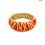 Enamel Stripey Ring - Bansri Mehta Design
