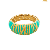 Enamel Stripey Ring - Bansri Mehta Design