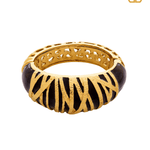 Enamel Stripey Ring - Bansri Mehta Design