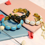 Sara Enamel Bangle Bracelet - Bansri Mehta Design