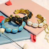 Sara Enamel Bangle Bracelet - Bansri Mehta Design