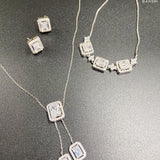 Baguette Diamond Solitaire Set - Bansri Mehta Design