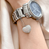 Diamond Heart Watch Charm - Bansri Mehta Design