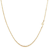 Mini Initial Chain Necklace - Bansri Mehta Design