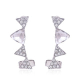 Crown the Queen - Silver Ear Cuffs - Bansri Mehta Design
