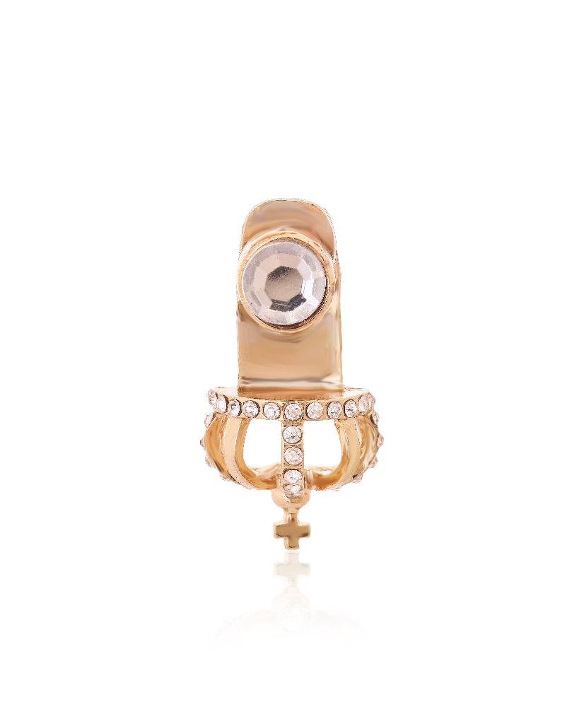 Contemporary Queen Ear Cuff - Bansri Mehta Design