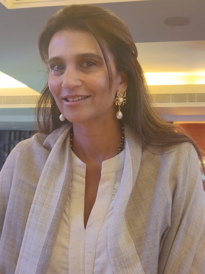 Scarab Pearl Drop Earrings - Bansri Mehta Design