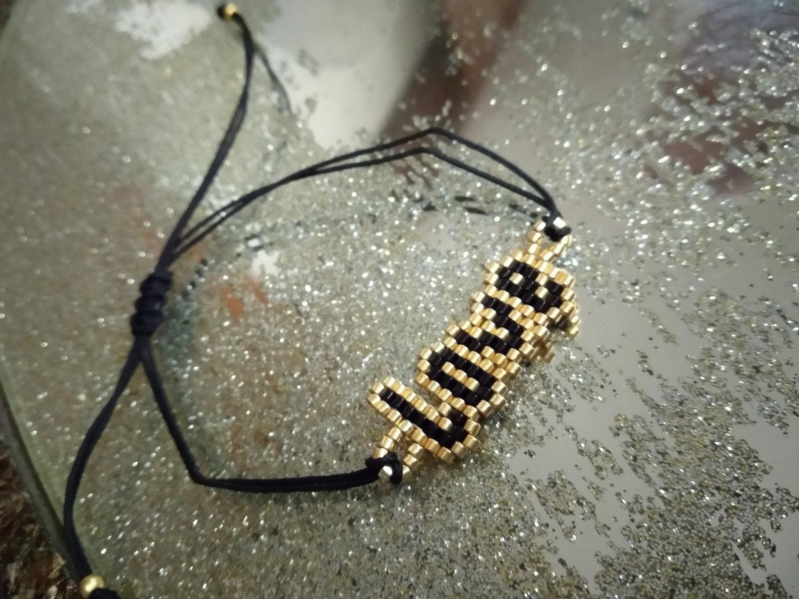 Love Beaded Adjustable Bracelet - Bansri Mehta Design