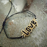 Love Beaded Adjustable Bracelet - Bansri Mehta Design