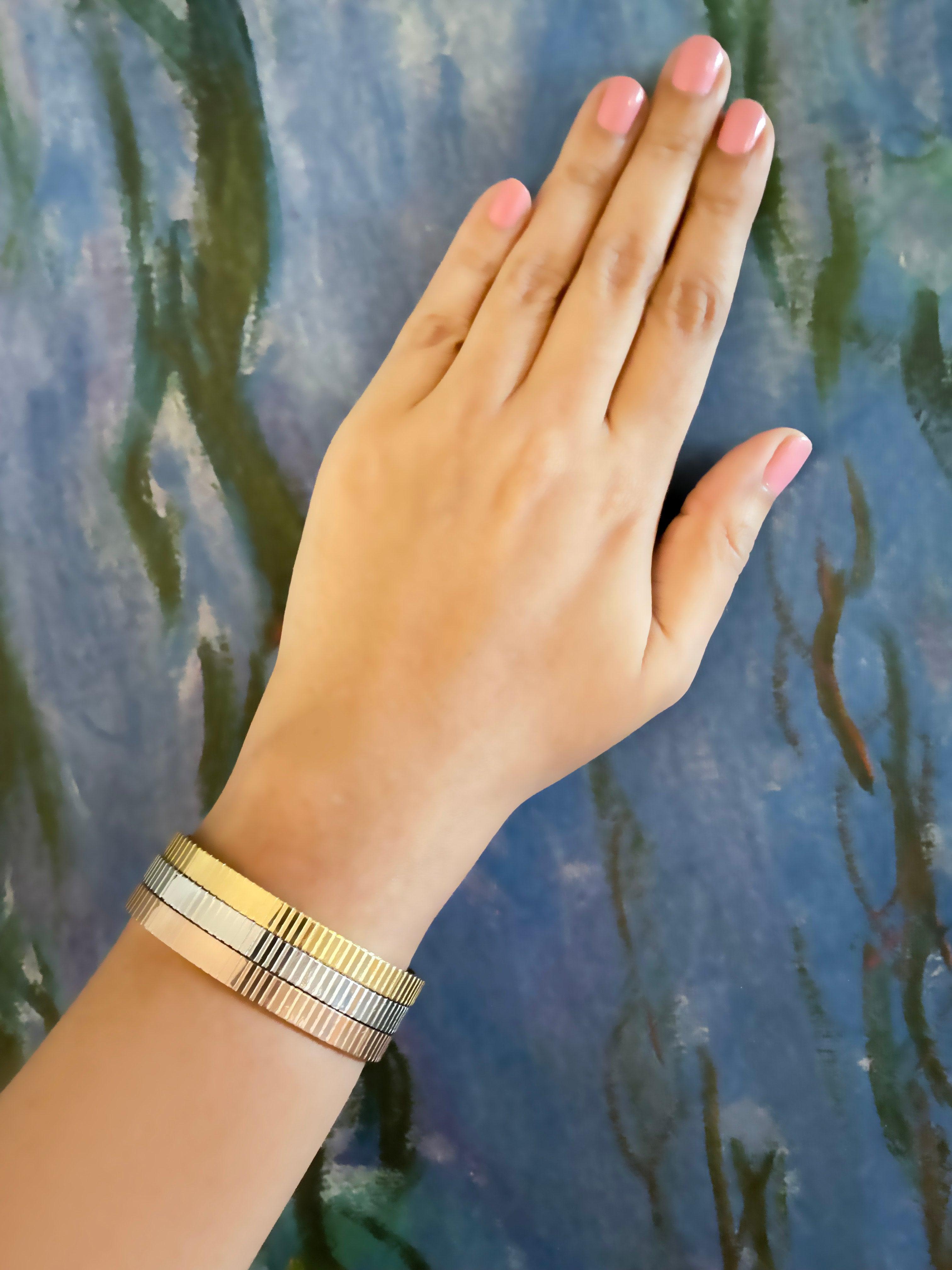Trendy Stainless Steel Bangle Bracelet - Bansri Mehta Design