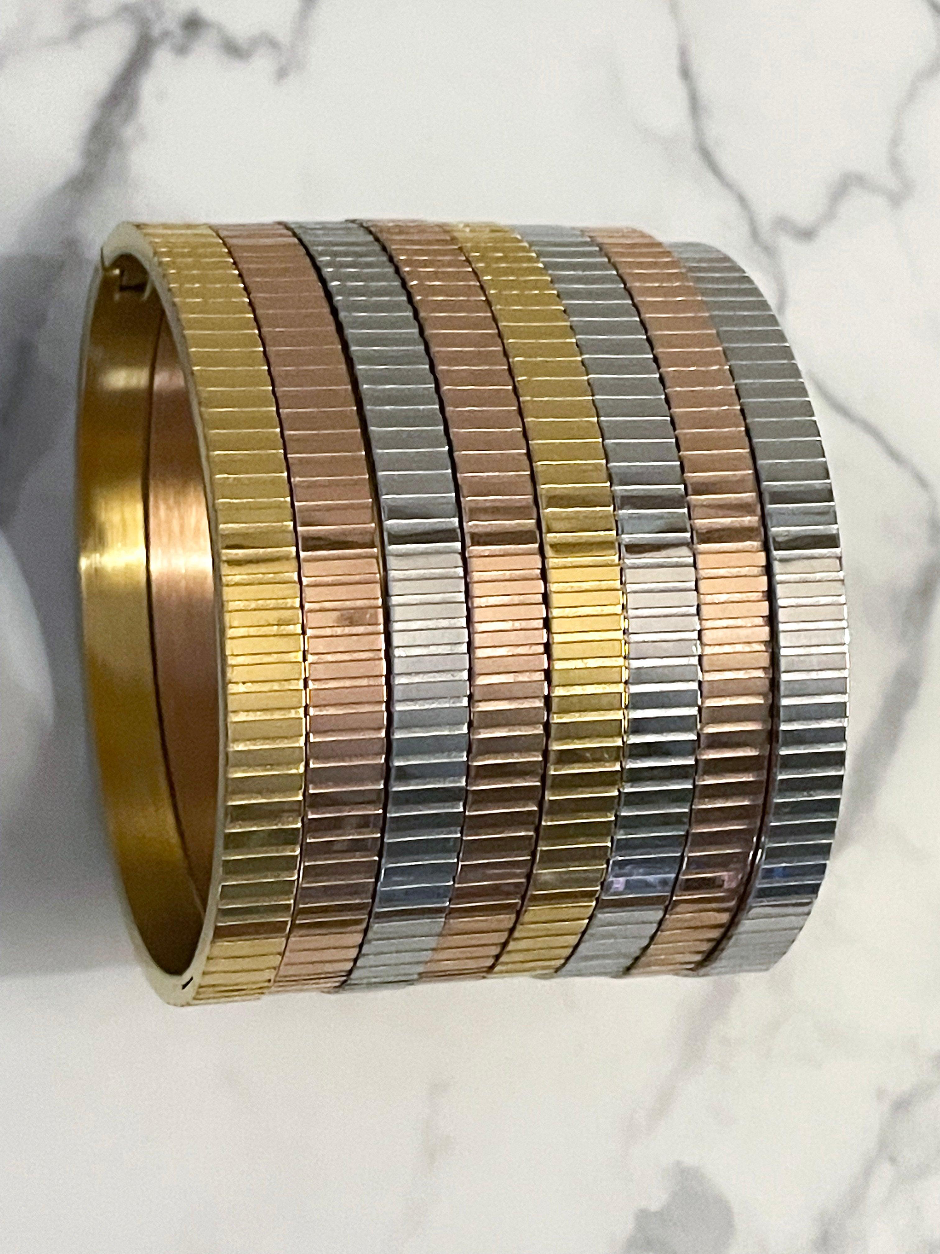 Trendy Stainless Steel Bangle Bracelet - Bansri Mehta Design