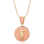 CeCe Seahorse Medallion Necklace - Bansri Mehta Design