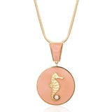CeCe Seahorse Medallion Necklace - Bansri Mehta Design