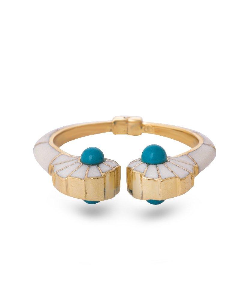 Liberti Ocean Statement Hinged Bracelet - Bansri Mehta Design