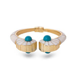 Liberti Ocean Statement Hinged Bracelet - Bansri Mehta Design