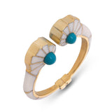 Liberti Ocean Statement Hinged Bracelet - Bansri Mehta Design