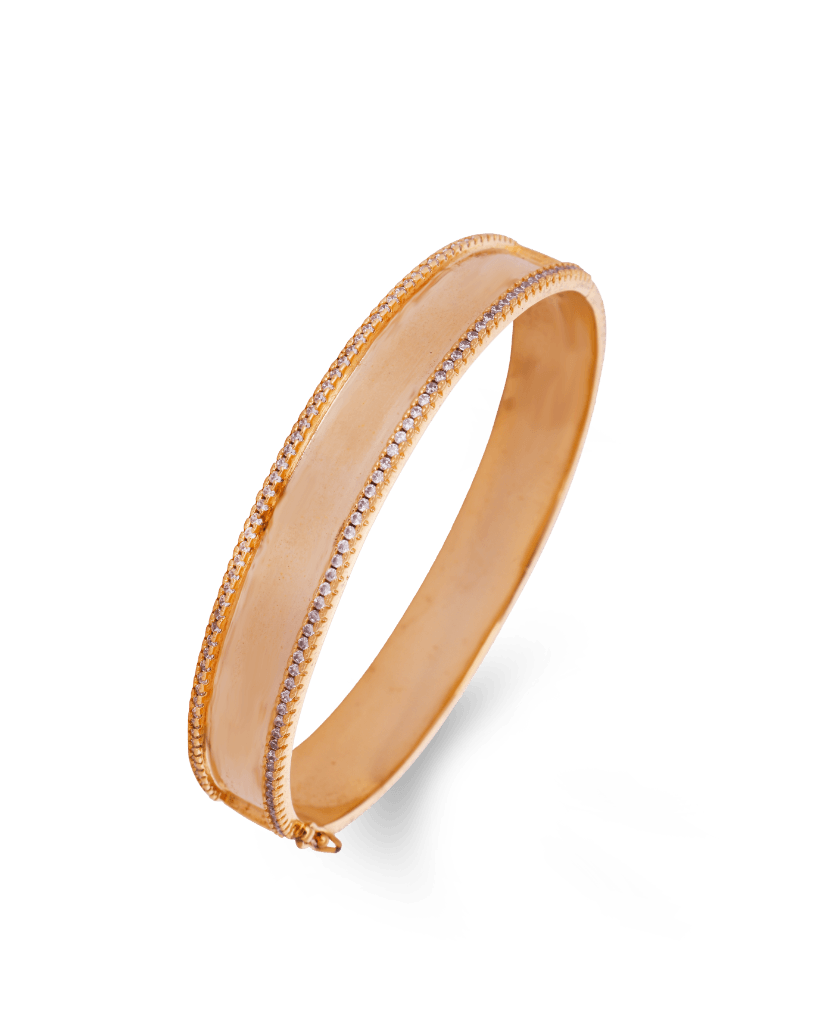 Stella Side Opening Bangle Bracelet - Bansri Mehta Design