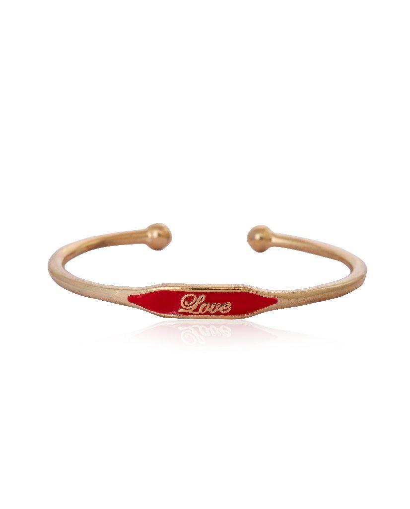 Love' Embossed Bracelet