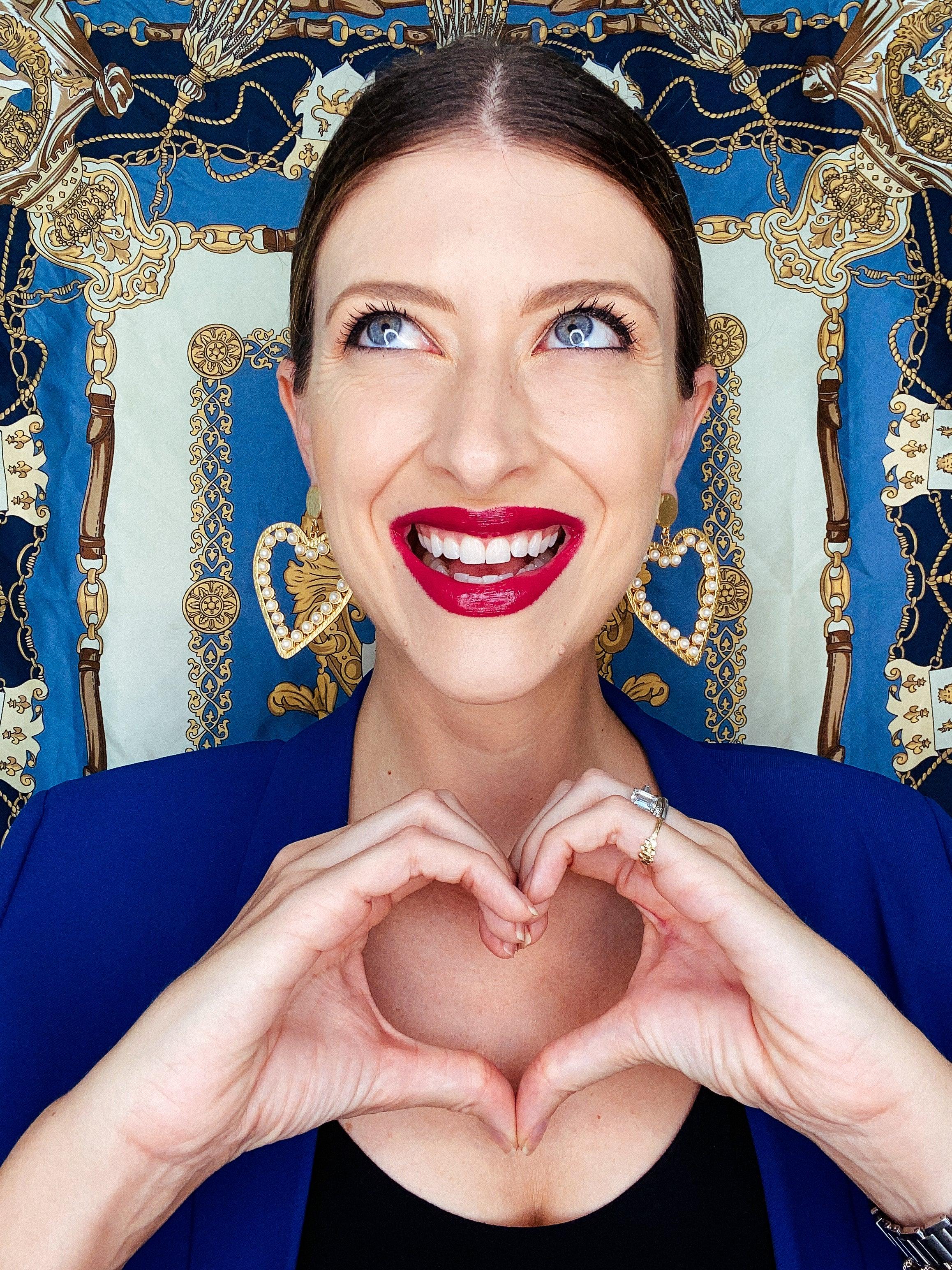 Palermo Heart Hoop Earring - Bansri Mehta Design