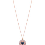 Glam Medallion Evil Eye Necklace - Bansri Mehta Design