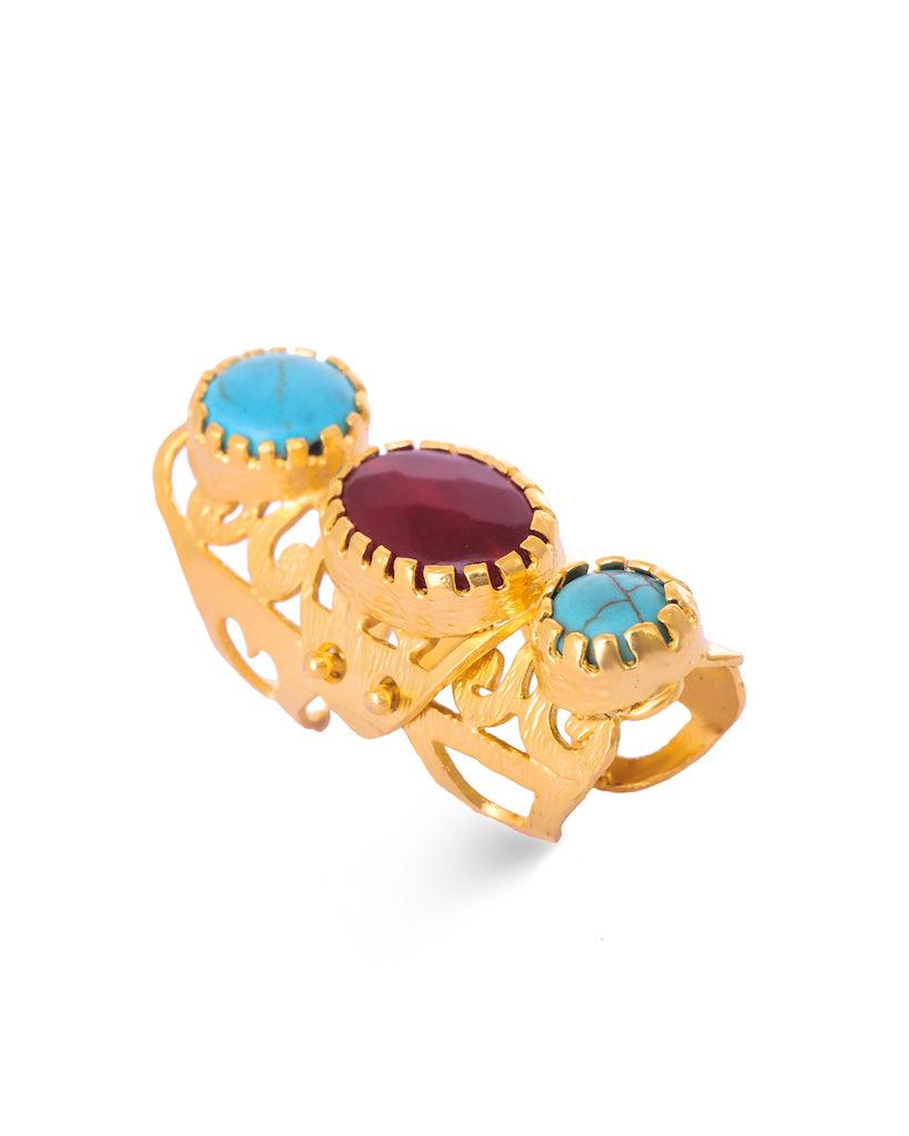 Queen's Crown Ring - Bansri Mehta Design