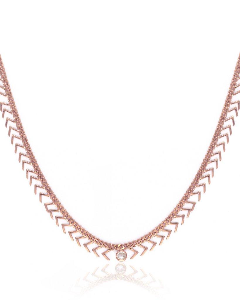Pause Play Rewind Collar Chain Necklace - Bansri Mehta Design