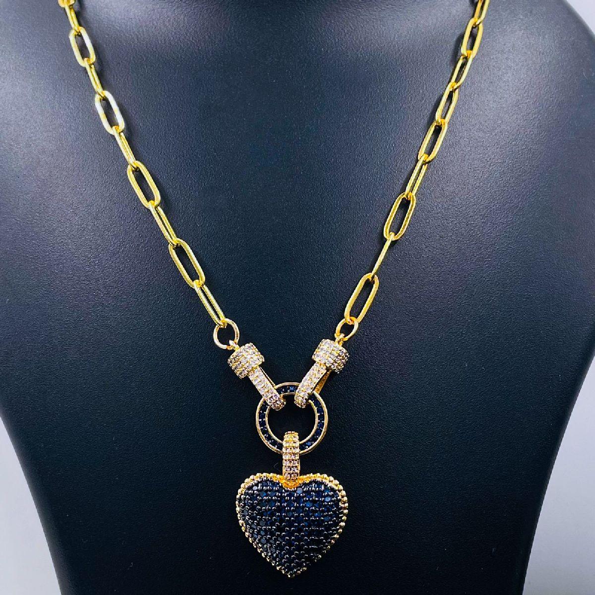 Linked Heart Necklace - Bansri Mehta Design