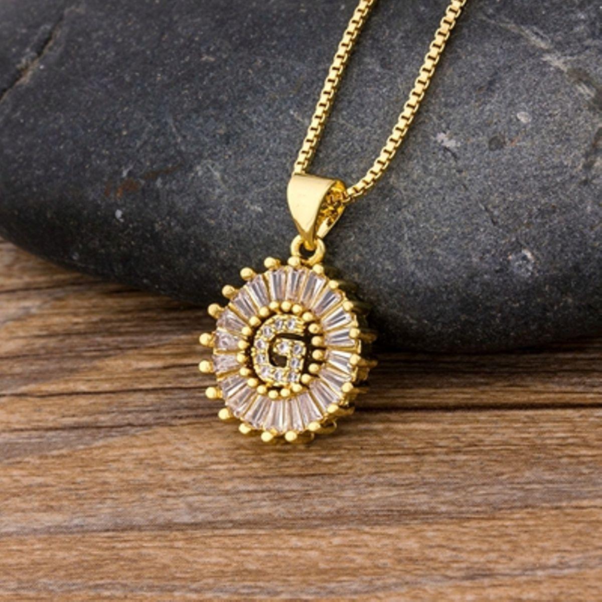 Initial Baguette Diamond Medallion 2-in-1 Watch Charm & Necklace - Bansri Mehta Design