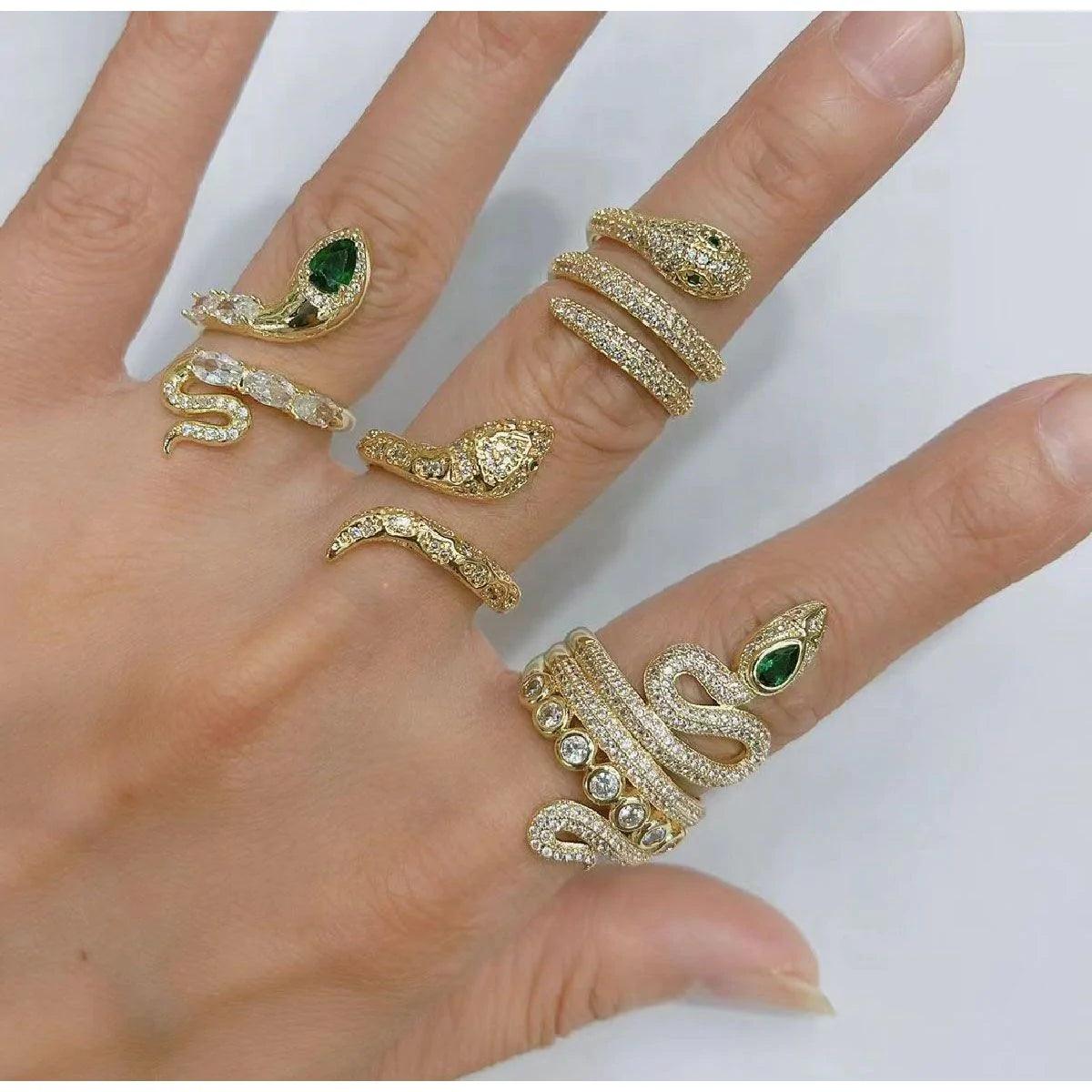 Statement Serpentine Ring - Bansri Mehta Design