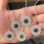 Glam Medallion Evil Eye Necklace - Bansri Mehta Design