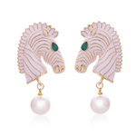 Malborough Zebra Earrings - Bansri Mehta Design