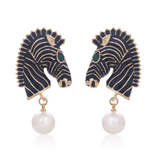 ST. James Zebra Earrings - Bansri Mehta Design