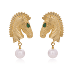 Kensington Zebra Earrings - Bansri Mehta Design