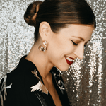 Olea Pearl Grecian Semi Hoop Earring - Bansri Mehta Design