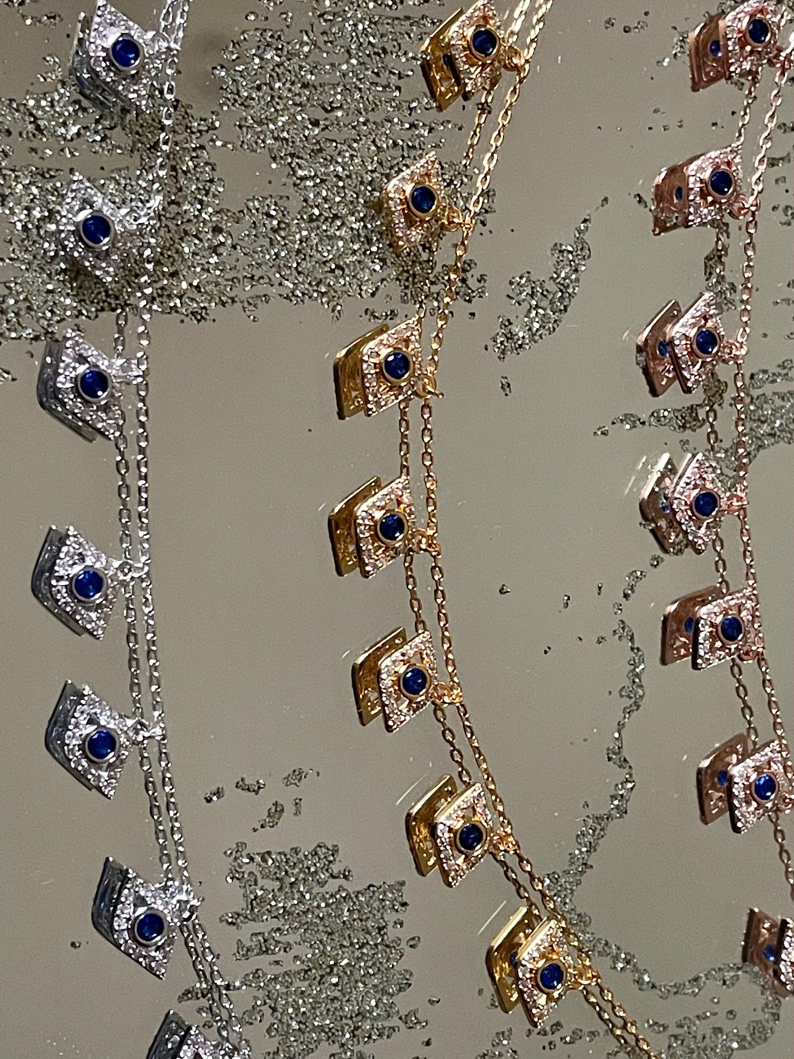 Mini Evil Eye Charm Bracelet - Bansri Mehta Design