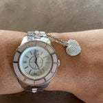 Diamond Heart Watch Charm - Bansri Mehta Design