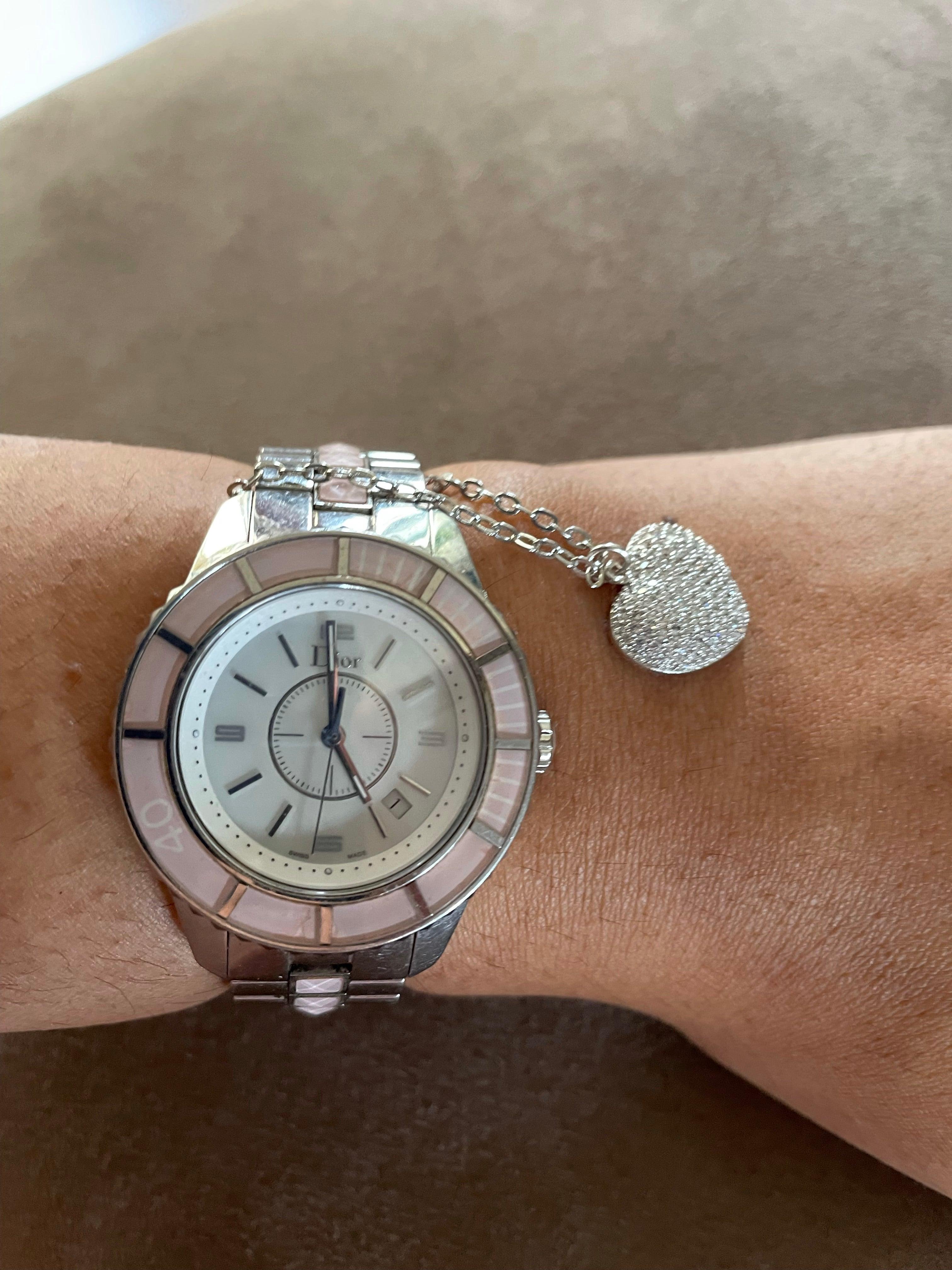 Diamond Heart Watch Charm - Bansri Mehta Design