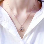 Nisa Evil Eye Medallion Necklace - Bansri Mehta Design