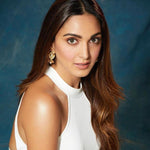Olea Pearl Grecian Semi Hoop Earring - Bansri Mehta Design