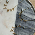 Personalized Name Charm Necklace - Bansri Mehta Design